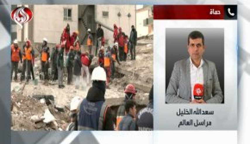 گزارش خبرنگار العالم از حماه/ عملیات امدادرسانی به زلزله‌زدگان سرعت گرفته است