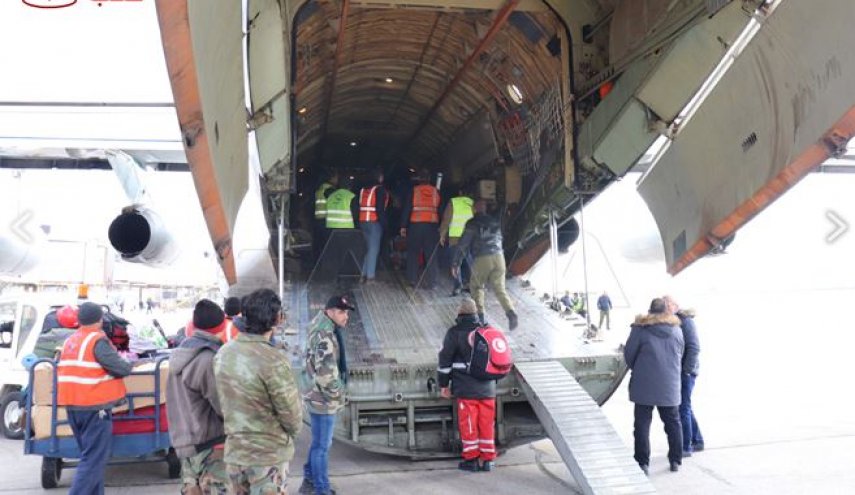 وصول طائرة جزائرية محملة بـ 17 طنا من المساعدات إلى مطار حلب السوري