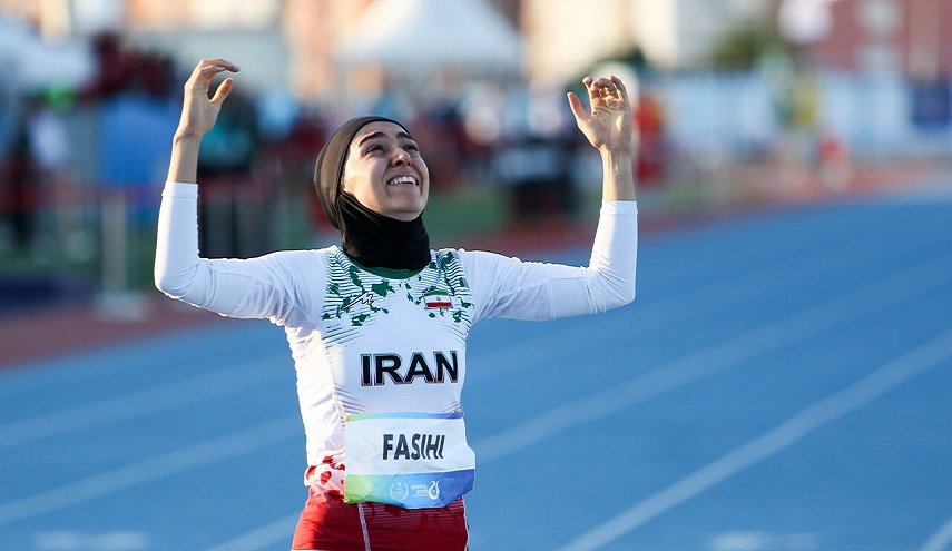 الإيرانية فرزانه فصيحي تتوج ببطولة ألعاب القوى في كازاخستان