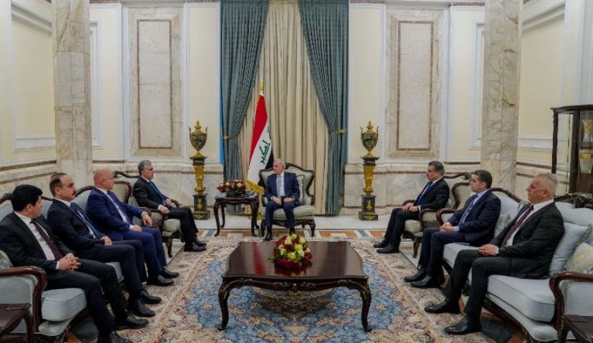 الرئيس العراقي يؤكد أهمية التنسيق مع حكومة منطقة كردستان العراق