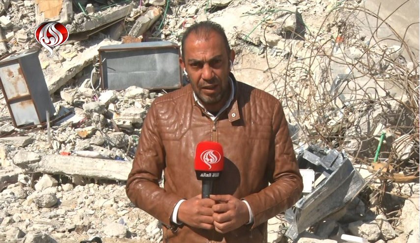 گزارش خبرنگار العالم از آغاز مرحله آواربرداری در لاذقیه سوریه  