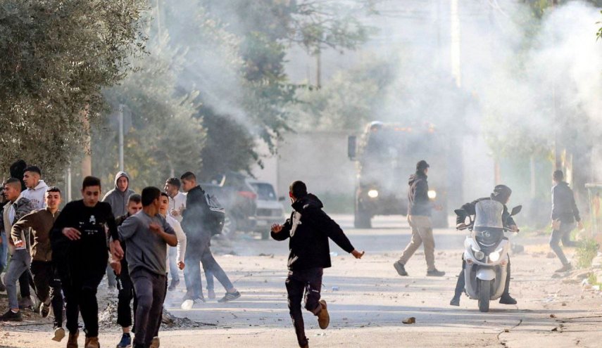 زخمی شدن ده ها فلسطینی در درگیری های نابلس 