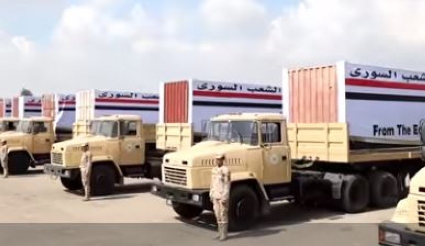 مصر تعلن إرسال قوافل مساعدات إلى سوريا وتركيا