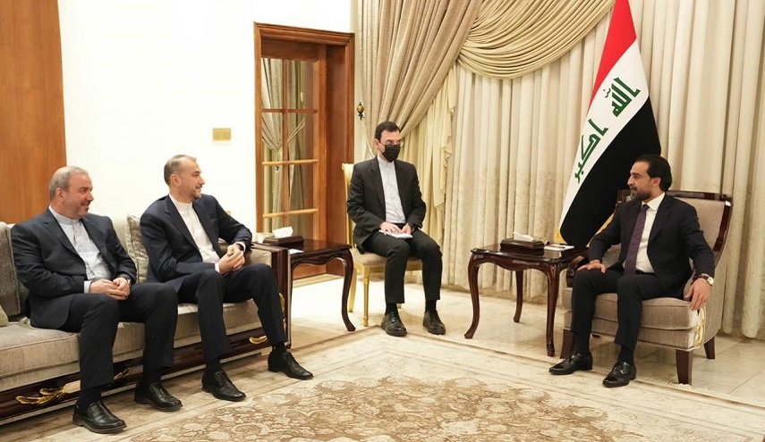  أميرعبداللهيان يلتقي في بغداد برئيس مجلس النواب العراقي