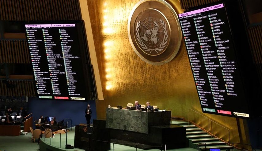 دیپلمات روسیه در سازمان ملل، غرب را به اعمال زور در رأی انزوای مسکو متهم کرد