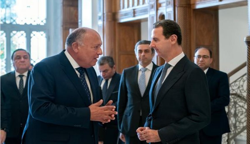 لقاء شكري مع الأسد لم يتطرق لعودة سوريا إلى الجامعة العربية