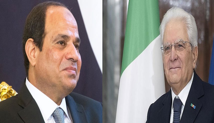 رسالة من الرئيس المصری إلى نظيره الإيطالي بشأن العلاقات الثنائية