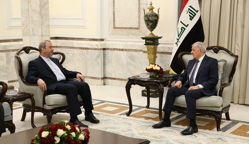 الرئيس العراقي يتسلم دعوة رسمية لزيارة إيران