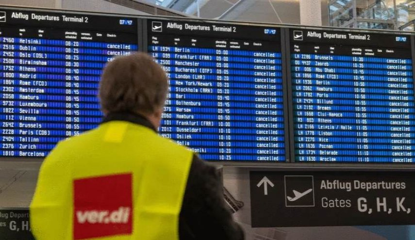 ألمانيا.. إضرابات تشل مطارات وإلغاء مئات الرحلات الجوية