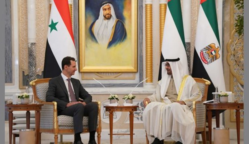 الأسد وبن زايد يبحثان التطورات الإقليمية والتعاون الاقتصادي