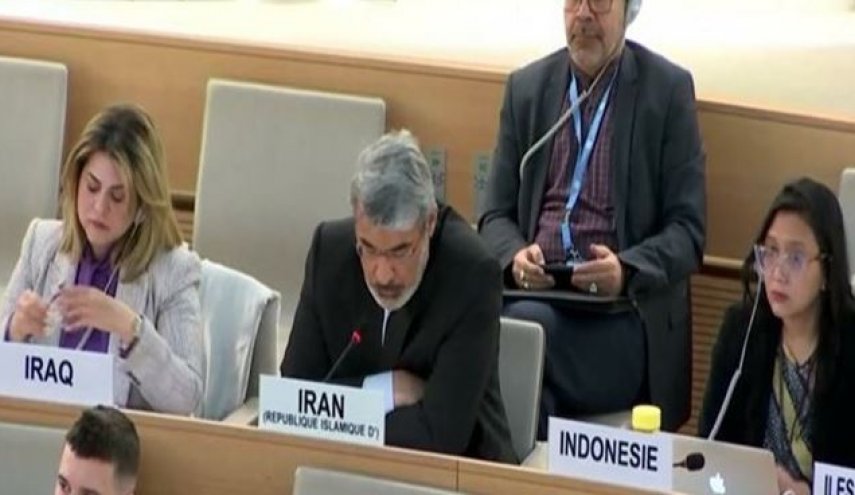 مندوب ايران ينتقد بشدة تقرير المقرر الخاص لحقوق الانسان
