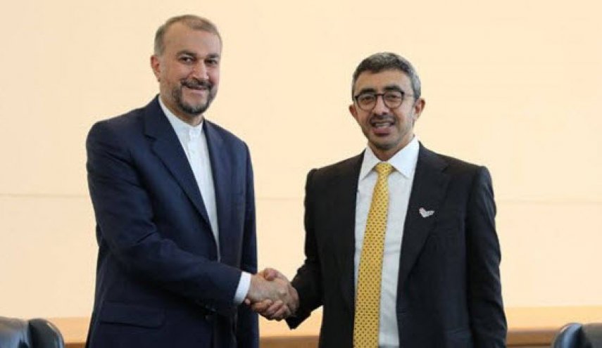 گفتگو تلفنی وزیر خارجه امارات با امیرعبداللهیان؛ روابط ایران و عربستان به سود منطقه است
