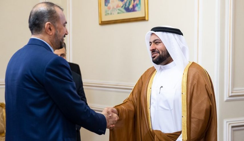 دیدار وزیر مشاور در امور خارجه قطر با امیرعبداللهیان


