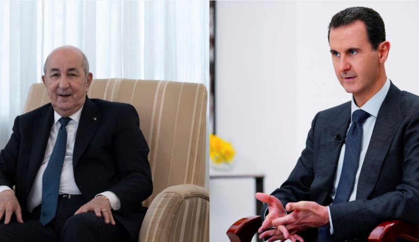  الرئيسان السوري والجزايري يناقشان الوضع في سوريا
