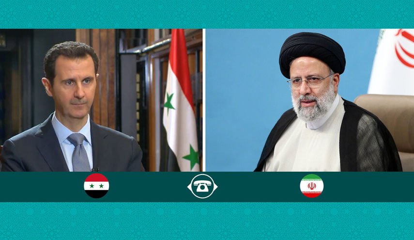 رئیسی در گفتگو با اسد: آینده برای جریان مقاومت روشن و امیدوارکننده است