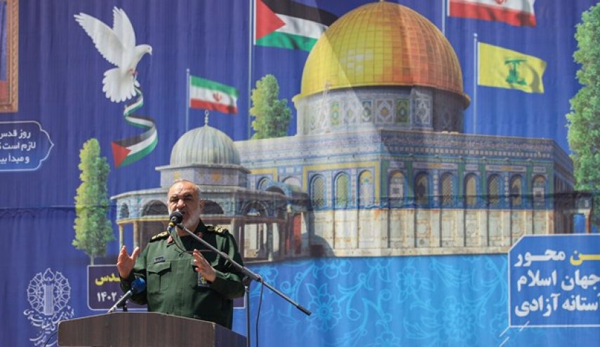 سردار سلامی: رژیم صهیونیستی در آستانه نابودی است/ اسرائیل نمی تواند مانع تسلیح کرانه باختری شود