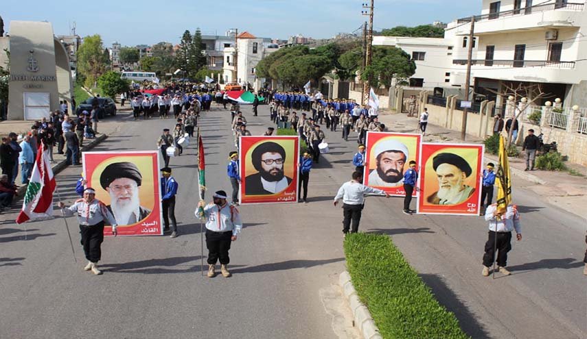 مسيرة كشفية في جنوب بيروت بيوم القدس تحت عنوان قادمون