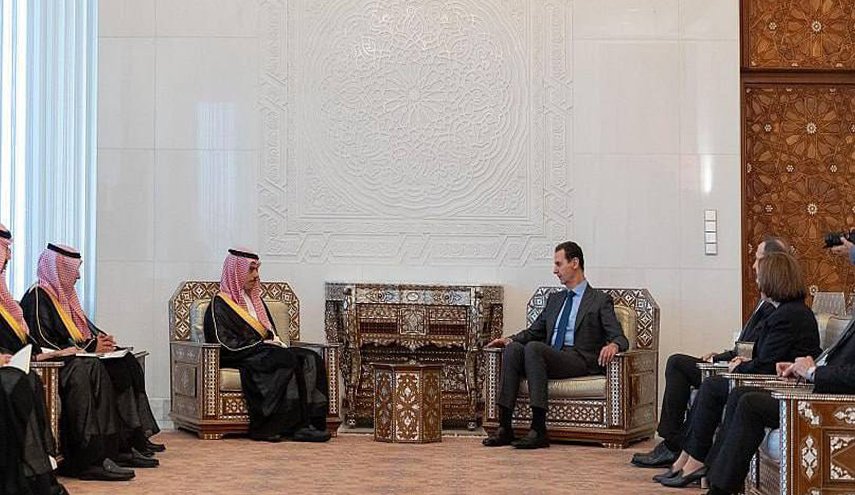 الرئيس بشار الأسد يستقبل وزير خارجية السعودية في دمشق+صور