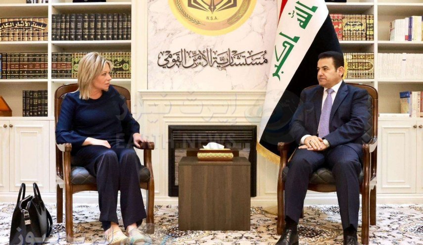 الأعرجي يستقبل الممثلة الخاصة للأمين العام للأمم المتحدة في العراق
