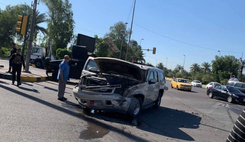 إصابة عراقي بحادث سير مع سيارة للسفارة الأمريكية في بغداد