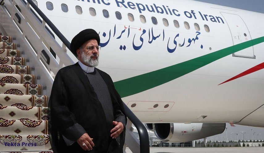 هواپیمای رئیس جمهوری اسلامی ایران در فرودگاه دمشق به زمین نشست+ تصاویر