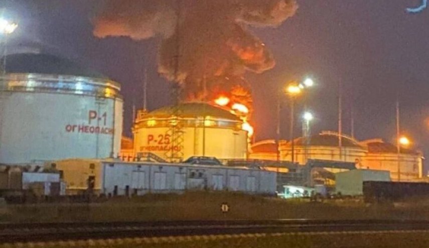 حمله پهپادی به یک پالایشگاه نفت در جنوب روسیه