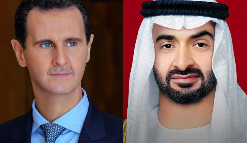 گفت‌وگوی بشار اسد و بن زاید بعد از تصمیم اتحادیه عرب