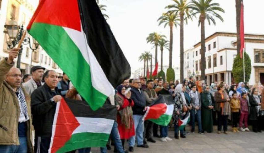 عشرات المغاربة يتظاهرون ضد التطبيع مع الإحتلال الإسرائيلي