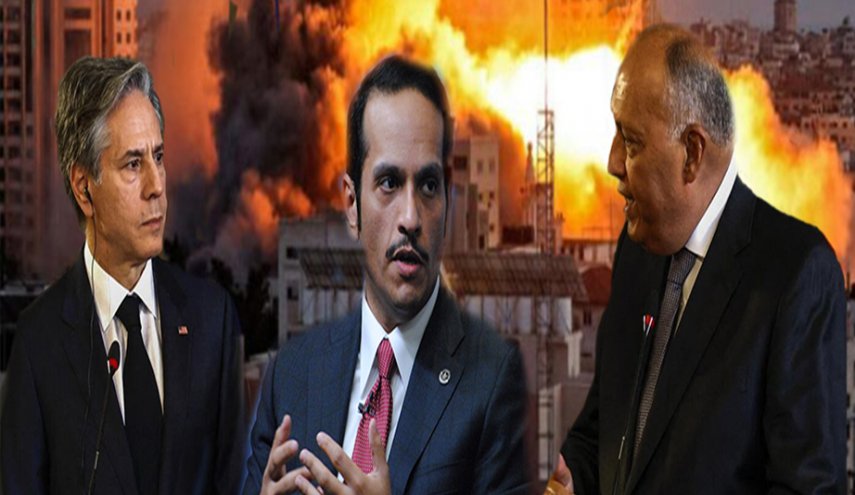 اتفاق التهدئة في غزة على طاولة قطر ومصر وأمريكا
