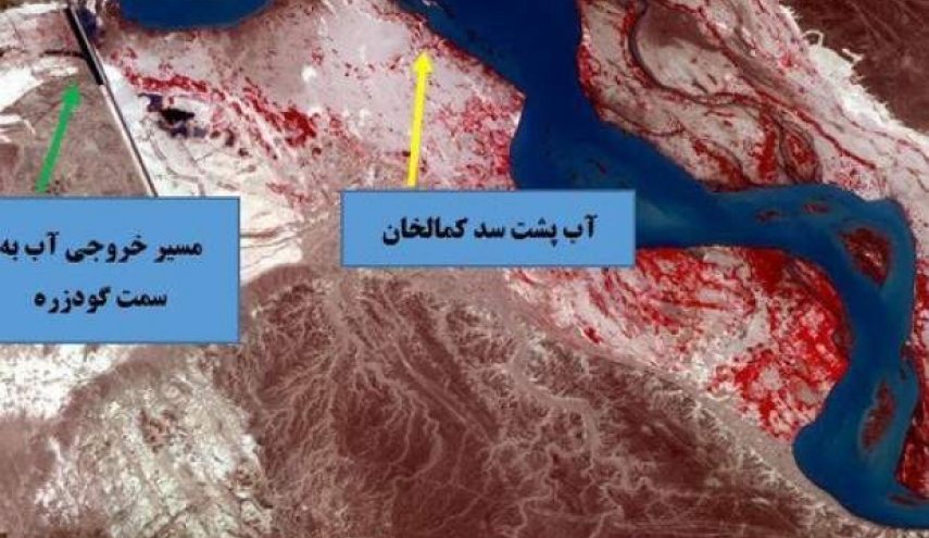 تصاویر ماهواره‌ای، ادعای افغانستان را رد کرد/ مقادیر قابل‌توجه آب پشت سد کجکی و کمالخان