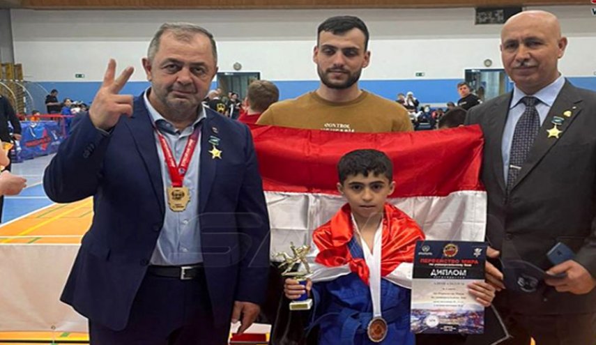 ميدالية فضية لسورية في بطولة العالم للفنون القتالية في روسيا