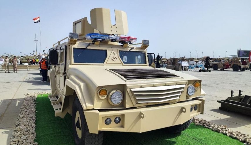 تصنيع أول عجلة مدرعة في العراق مقاربة لمواصفات عجلة الهمر