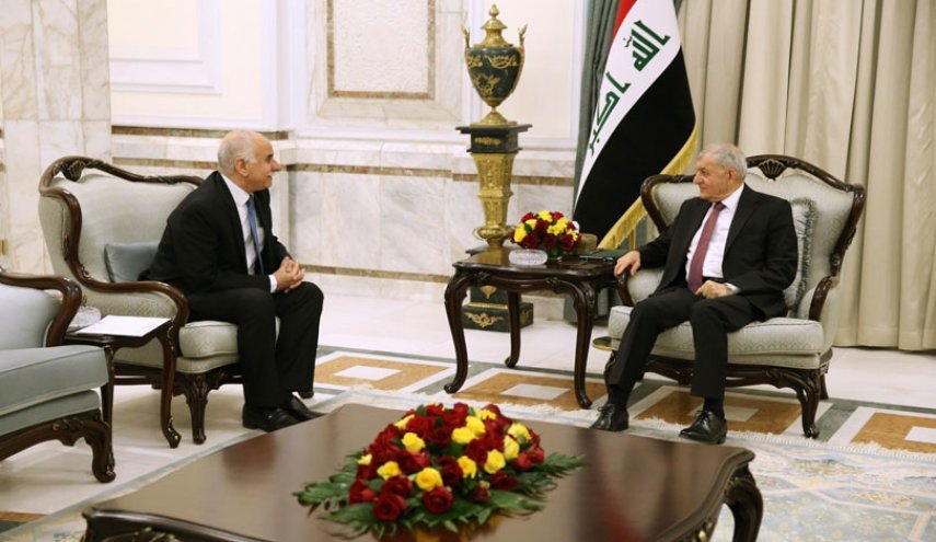 رئيس جمهورية العراق: نولي اهتماما بالقضية الفلسطينية 
