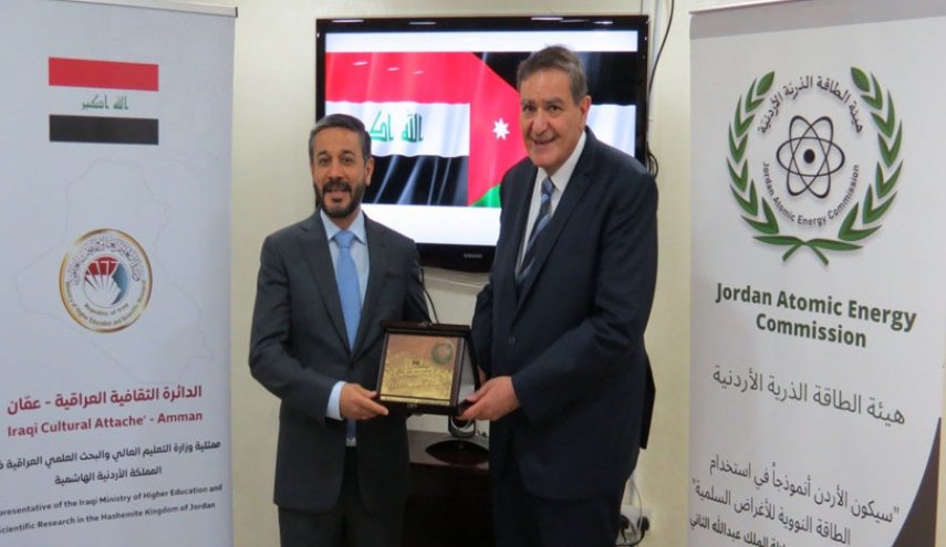 العراق والأردن يبحثان مشاريع العمل المشترك في مجال الطاقة الذرية