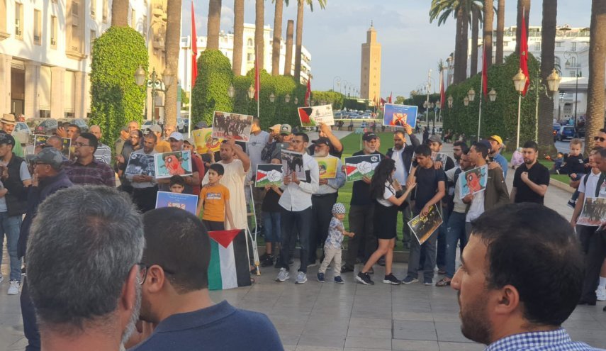 تظاهرات در مراکش در اعتراض به سفر رئیس کنست صهیونیستی