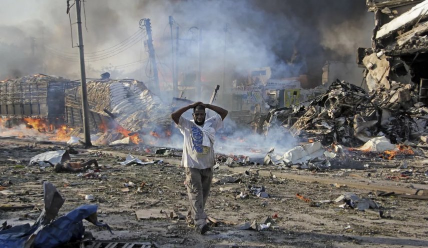 27 کشته در سومالی بر اثر انفجار انبار مهمات
