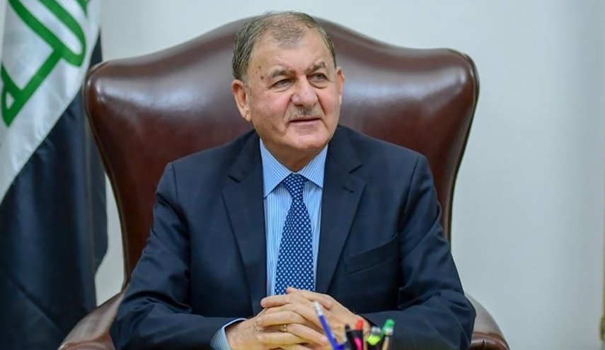 الرئيس العراقي يدعو الى توفير كل الدعم التسليحي للحشد الشعبي