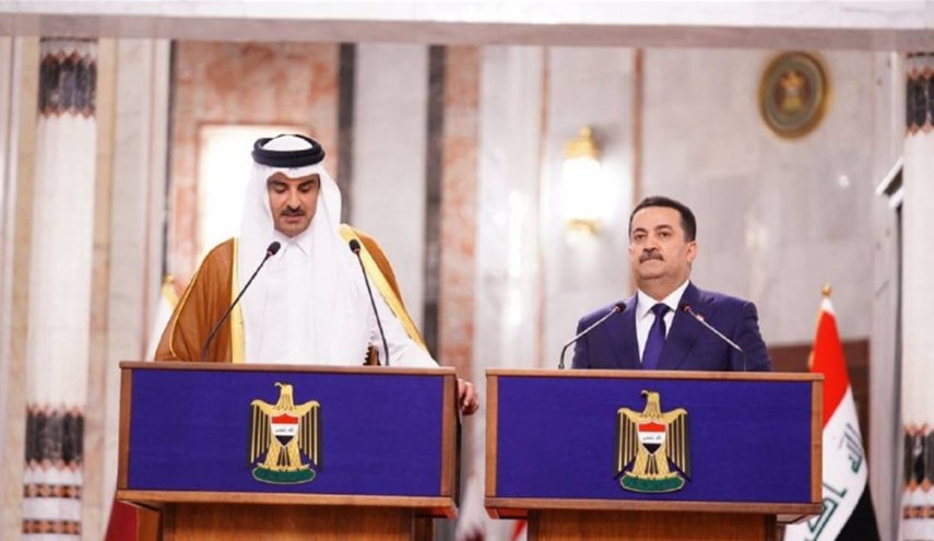 أمير قطر يعلن الاتفاق على التبادل التجاري بين بغداد والدوحة