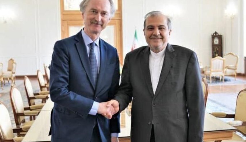 خاجي يلتقي ممثل الأمين العام للأمم المتحدة في سوريا