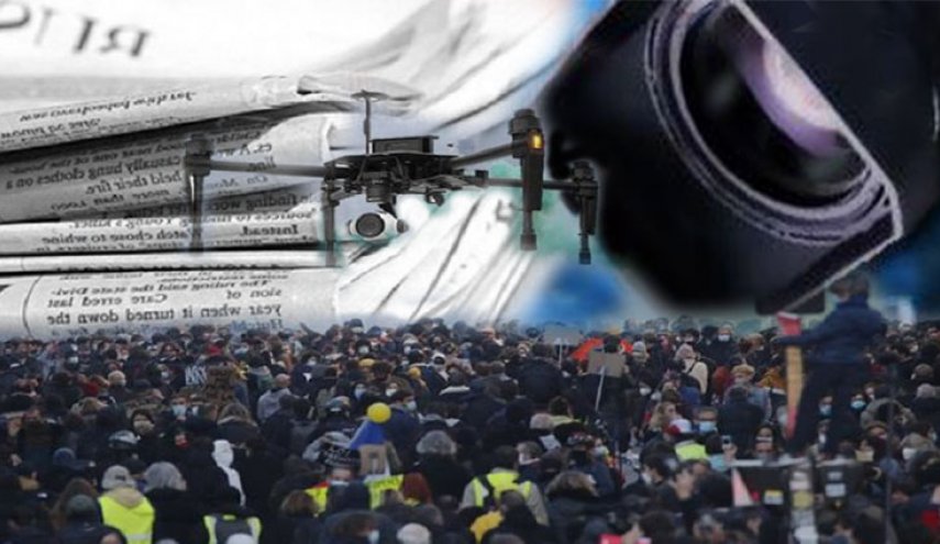 الشرطة الفرنسية تراقب المحتجين بالطائرات المسيرة