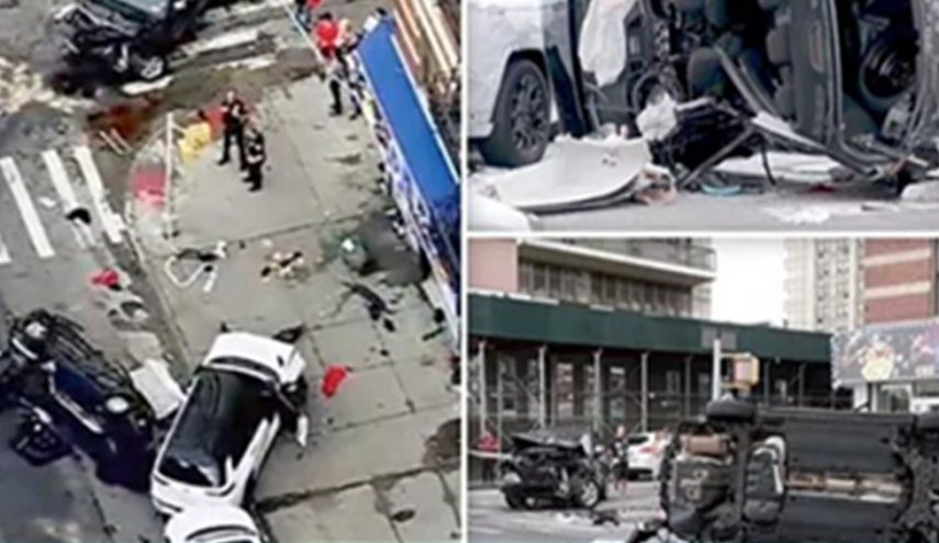 حادث سير في نيويورك يسفر عن  إصابة 18 شخصا 
