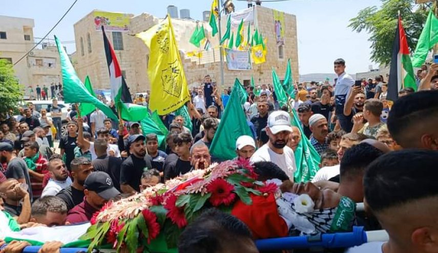 تشيع جماهيري للشهيد الفلسطيني عبد الجواد صالح في رام الله