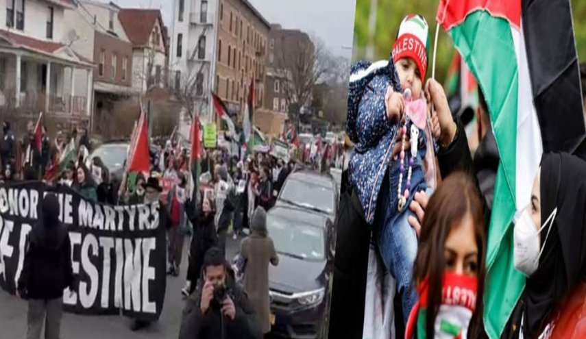مسيرات منددة بالعدوان على جنين تعم مدن أوروبا وأميركا