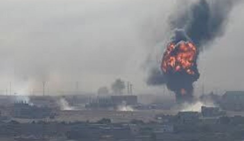 انفجار انبار مهمات یک گروه تروریستی در حومه ادلب سوریه