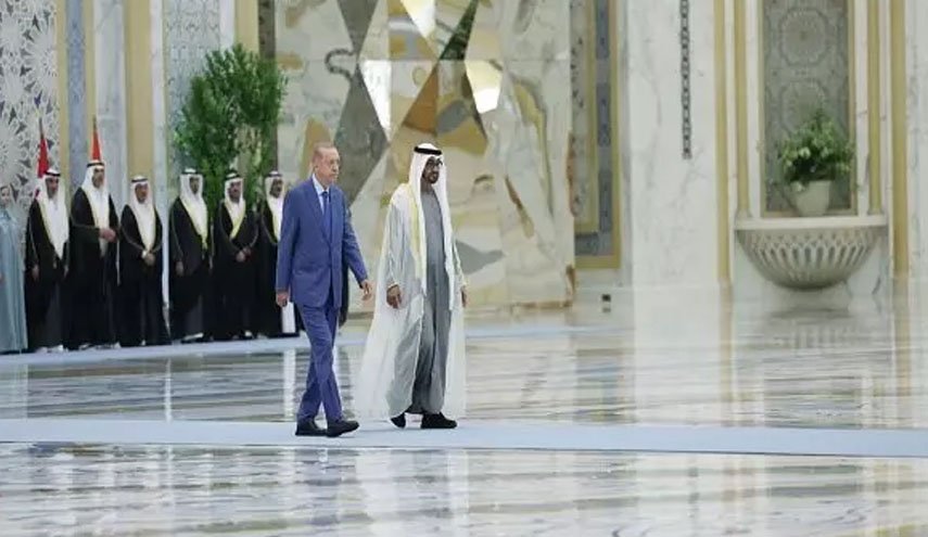 رئیس جمهور ترکیه با رئیس امارات دیدار کرد