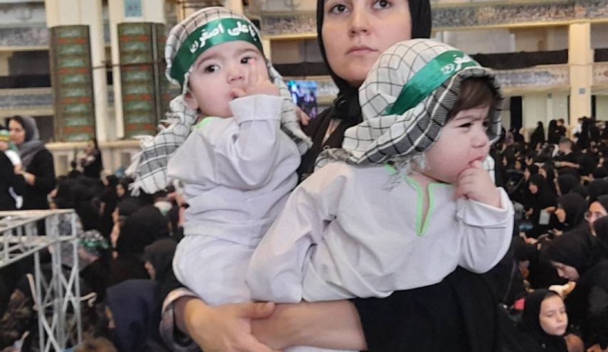 برگزاری همایش شیرخوارگان حسینی در سراسر کشور + صور 