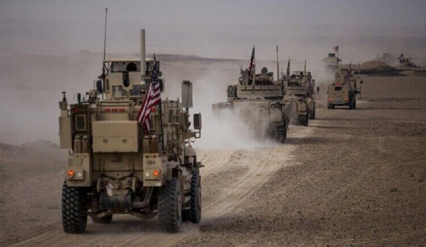 ورود کاروان حامل تجهیزات نظامی آمریکا از عراق به سوریه
