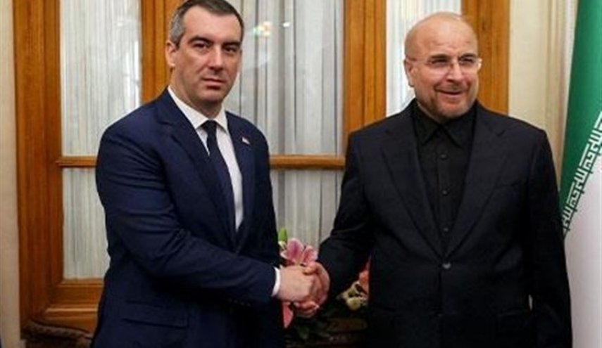 قاليباف يستقبل رئيس برلمان صربيا