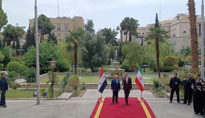 وزرای امور خارجه ایران و سوریه در تهران دیدار کردند 