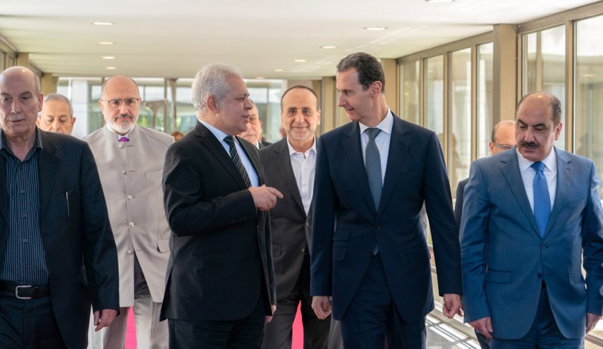 ماذا دار في لقاء الرئيس السوري مع أعضاء وفد المؤتمر القومي العربي؟